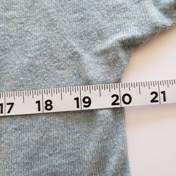 GAP Womens Sweater Small Green Blue Long Sleeve Boat Neck Pull Over Lightweight - Picture 10 of 13